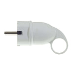 Schuko-Komfort-Stecker mit Ring 16A 250V – Weiß – Ansicht 4