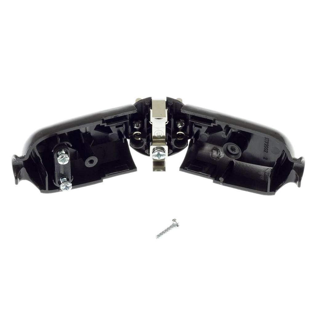 Schuko-Stecker – Made in Italy – Schwarz – Ansicht 2