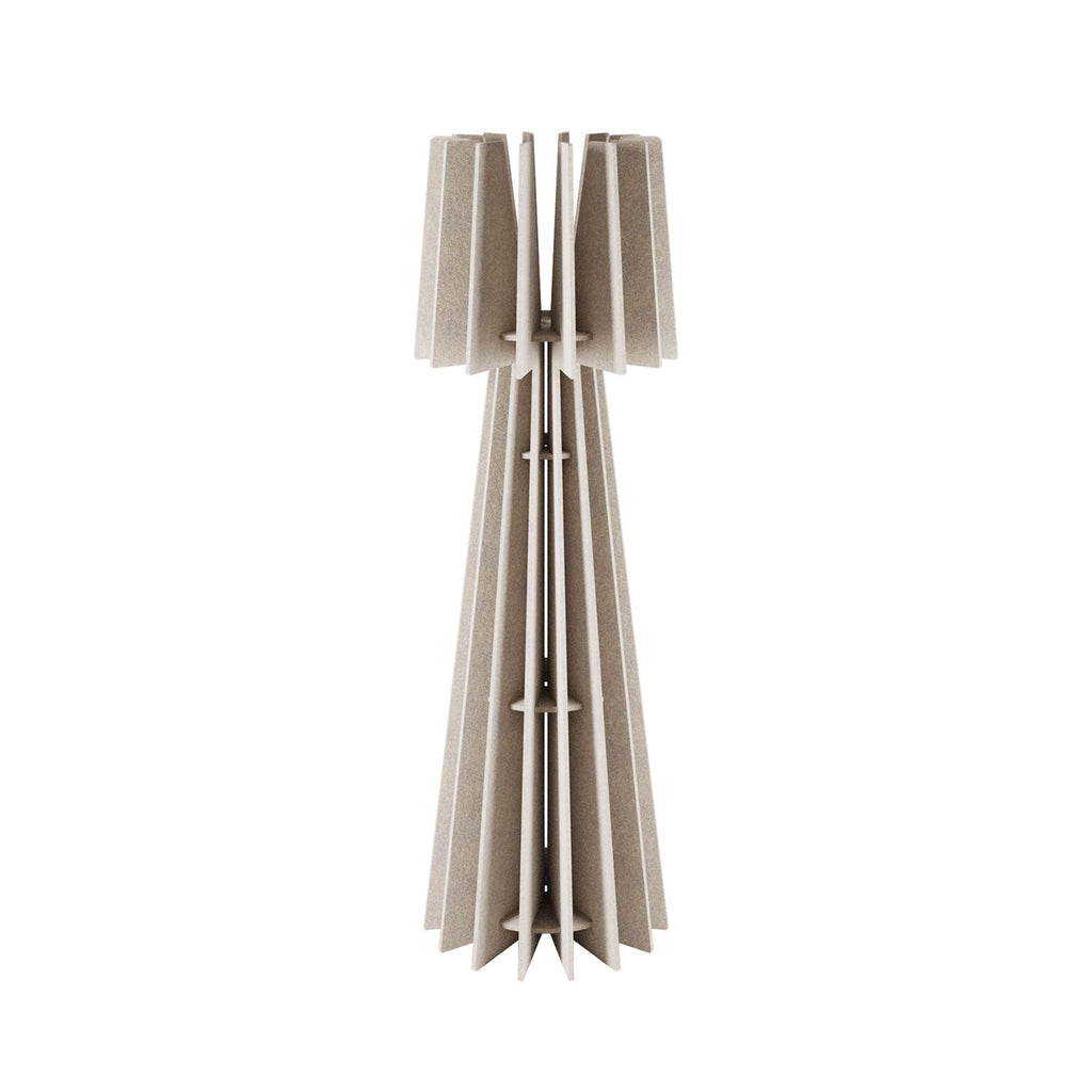 SHHINE Stehlampen-Gestell aus schallabsorbierendem Material – Taupe melange