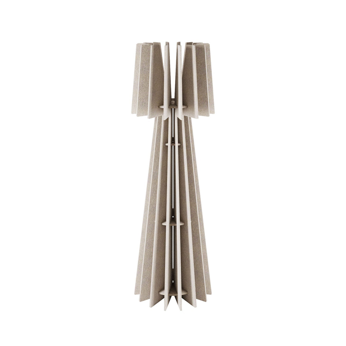 SHHINE Stehlampen-Gestell aus schallabsorbierendem Material – Taupe melange