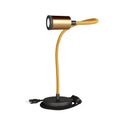Table Flex GU1d0 verstellbare Tischleuchte mit Mini-LED-Spots – Satiniertes Bronze