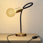 Table Flex schwenkbare Tischleuchte mit diffusem Licht – Satinbronze – Ansicht 2