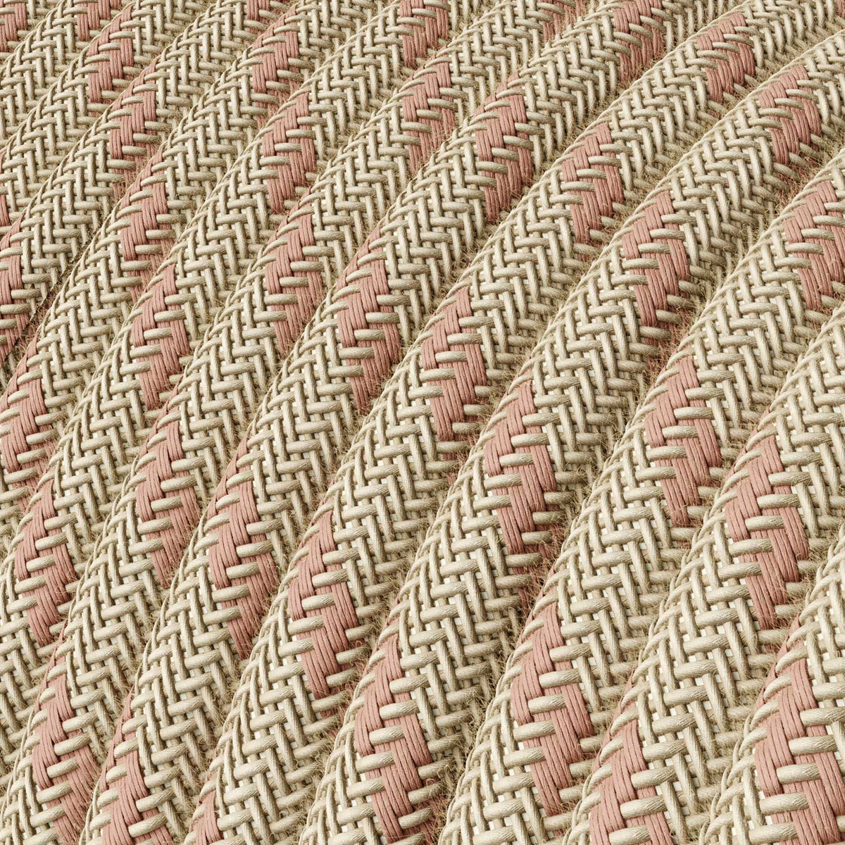 Table Snake – Plug-in-Lampe mit Lampenschirm Diamond-Käfig – Kupfer – Ansicht 3