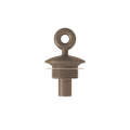 Abschlussterminal mit Ring - Marina - Desert brown