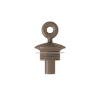 Abschlussterminal mit Ring - Marina - Desert brown