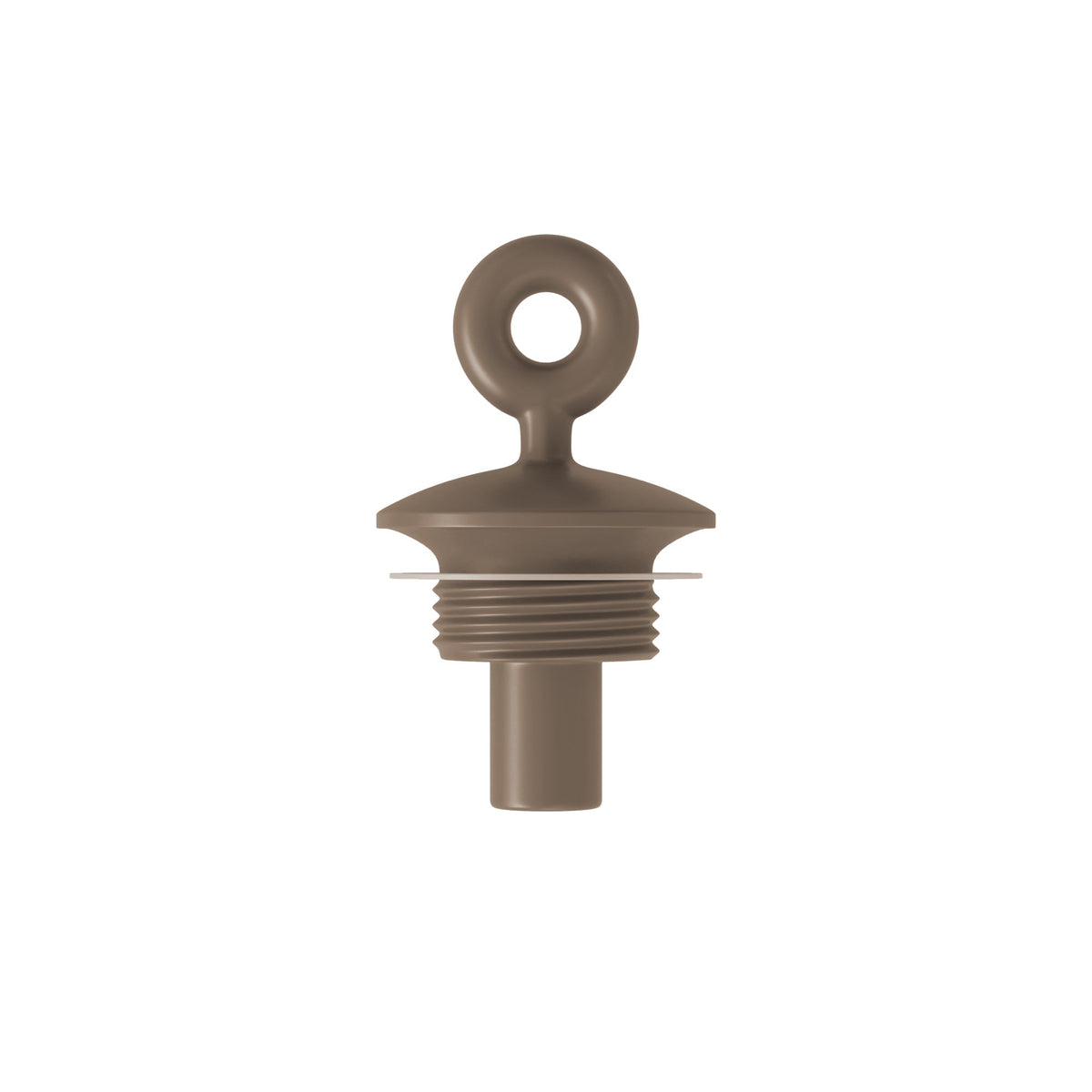 Abschlussterminal mit Ring - Marina - Desert brown
