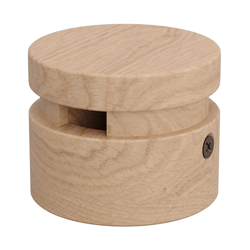 Holz-Endstück für Kettenkabel und Filé-System. Made in Italy – Neutral – Ansicht 2