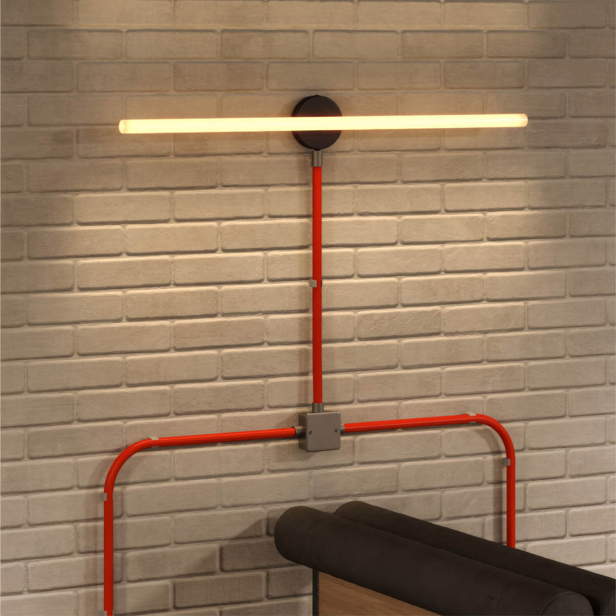 Metallendstück mit M10-Gewinde für Creative-Tube, komplett mit Zubehör. – Ansicht 3