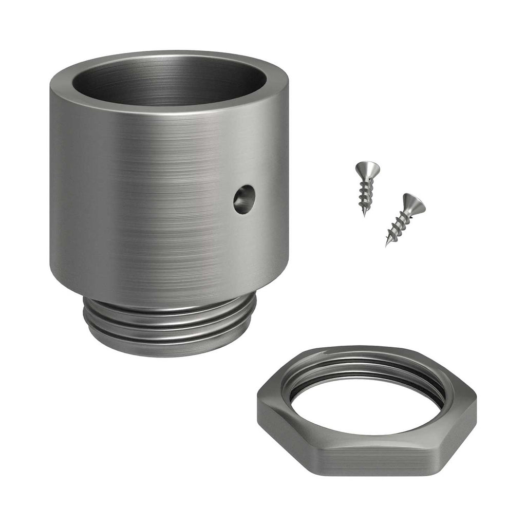 Metallabschluss mit M20-Gewinde für Creative-Tube, mit Rohrverschraubungsschrauben – Ansicht 4