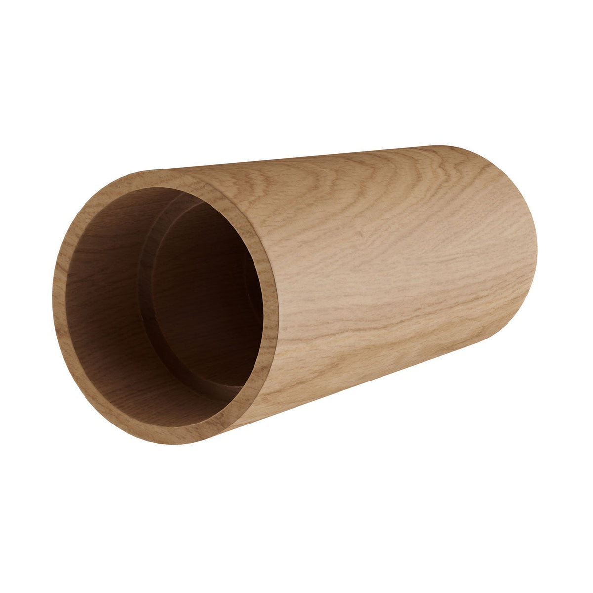 Tub-E14, Holzrohr für Spots mit Lampenfassungen Doppelring E14 - Neutral – Ansicht 3