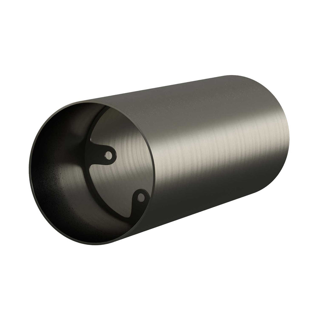 Tub-E14, Metallröhre für Spot mit E14-Doppelringfassung – Satin-Titan – Ansicht 3