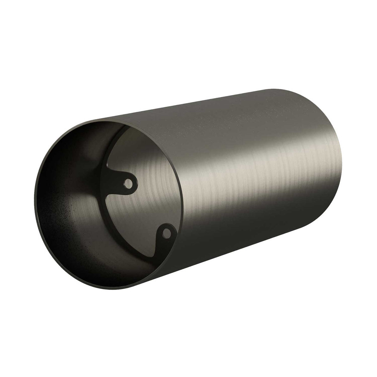 Tub-E14, Metallröhre für Spot mit E14-Doppelringfassung – Satin-Titan – Ansicht 3