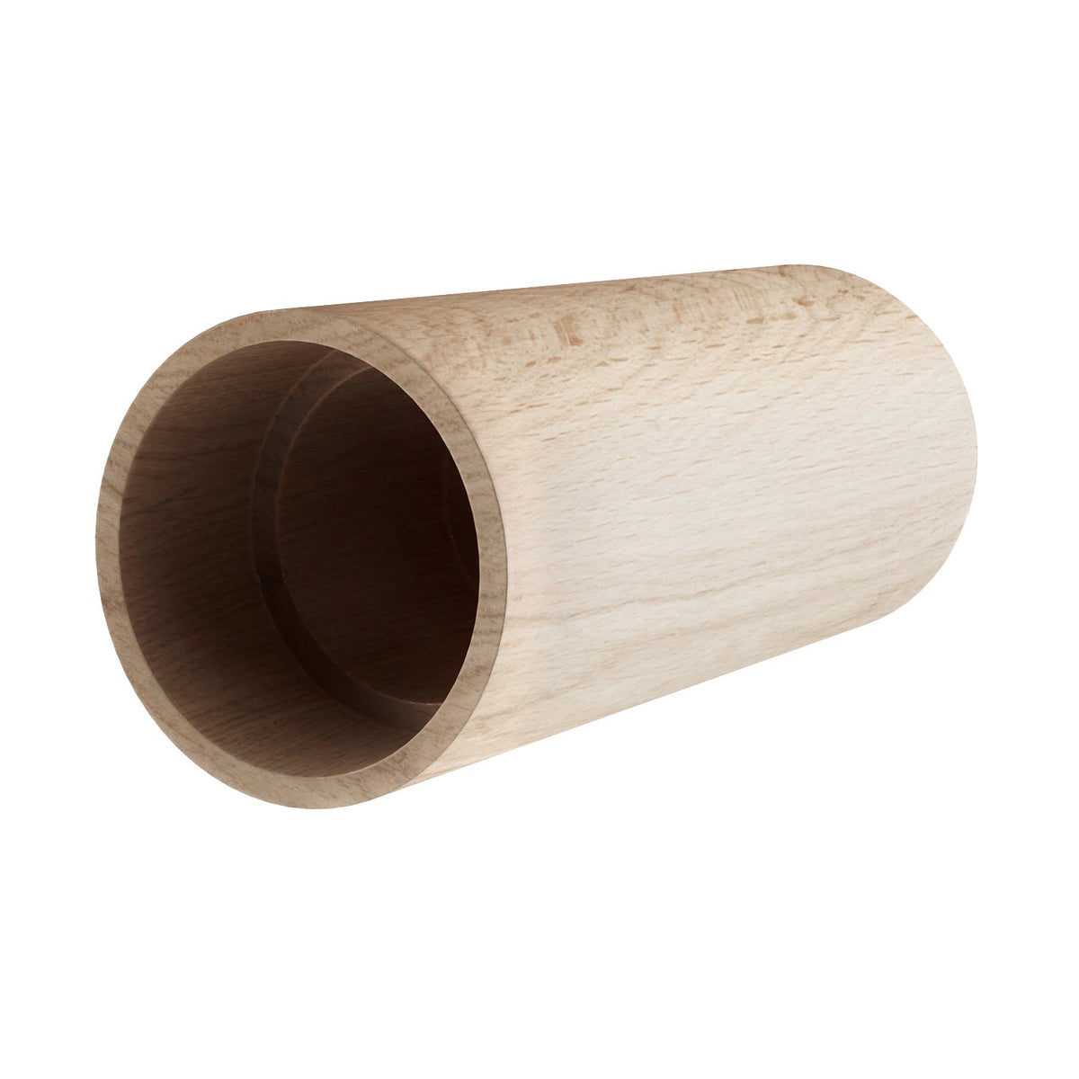 Tub-E27, Lampenschirm aus Holz für Spotleuchte mit E27-Doppelringfassung - Natur – Ansicht 3
