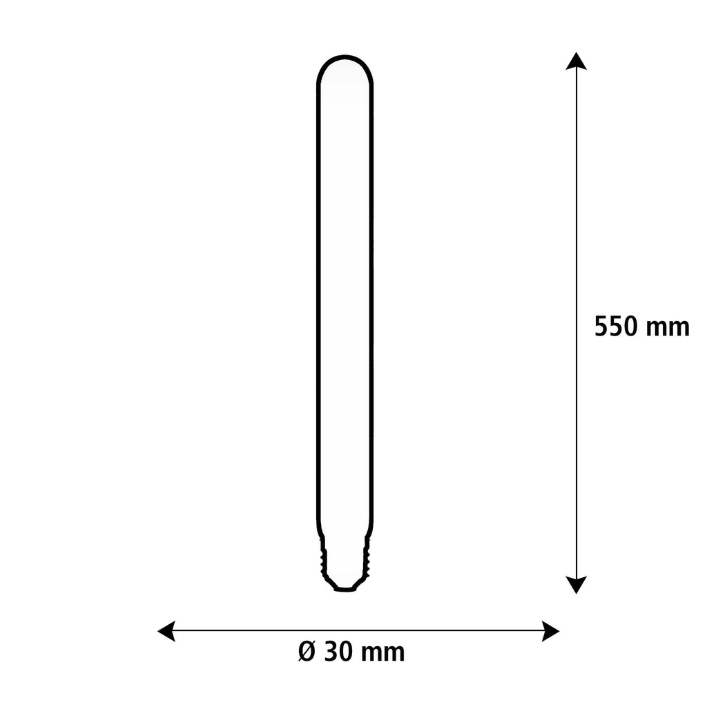 SEGULA LED Soft Tube 550 klar – E27, 6,2 W, 2.700 K, dimmbar – Bild 4
