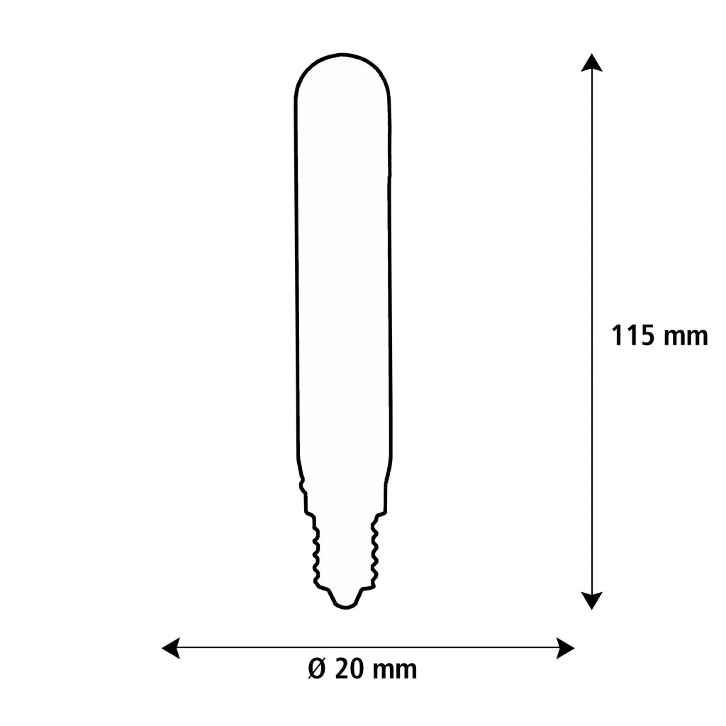 SEGULA LED Tube 200 24V klar – E14, 3 W, 2.700 K, dimmbar – Bild 4