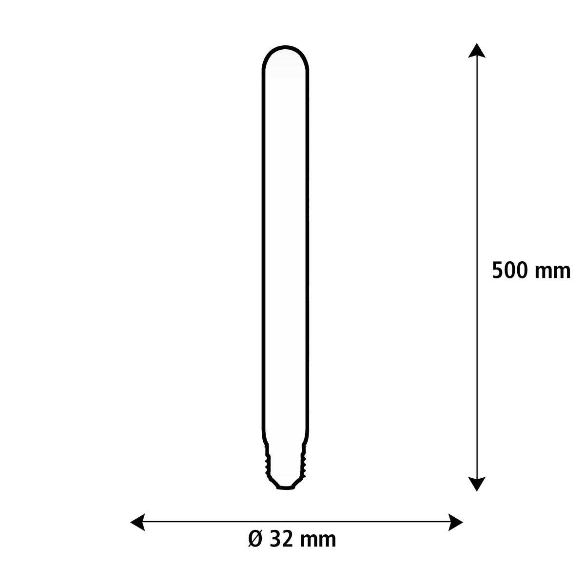 SEGULA LED Soft Tube T500 rippled klar – E27, 5 W, 2.200 K, dimmbar – Bild 6