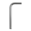 Gebogenes Verlängerungsrohr 14 cm aus Metall – Chrom