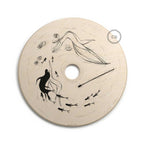 UFO-Lampenschirm aus Holz, Special Edition Italienische Illustratoren, beidseitig, Durchmesser 33 cm – Fernando Cobelo – Ansicht 4